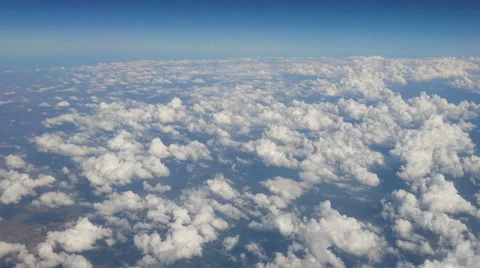 Flying over the clouds Stock Footage 51580591