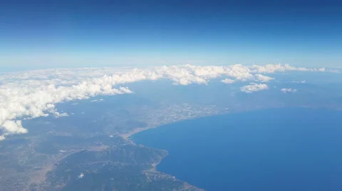 Flying over the clouds Stock Footage 51583093