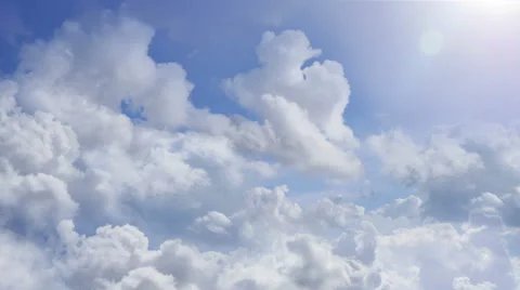 Flying over clouds Stock Footage 53555653
