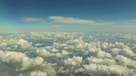 FLYING OVER CLOUDS Stock Footage 76288984