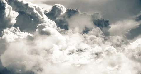 Flying over the clouds Stock Footage 85516764