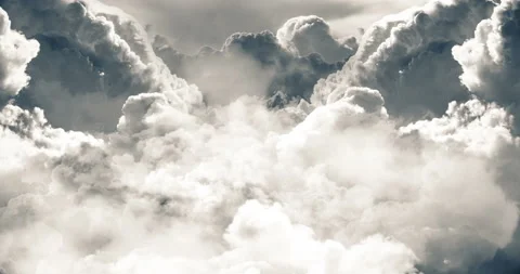 Flying over the clouds Stock Footage 85552322