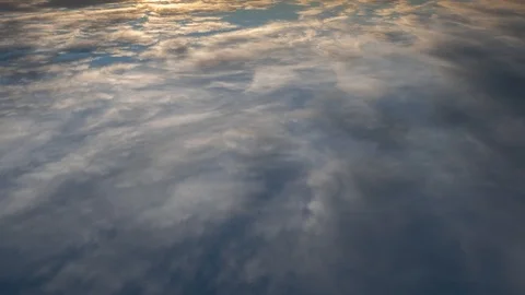 Flying over the clouds Stock Footage 104702408