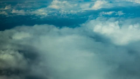 Flying over clouds Stock Footage 124039418