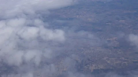 Flying over the clouds Video stock 141598239