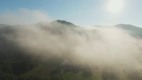 Flying over the clouds Stock Footage 150194484