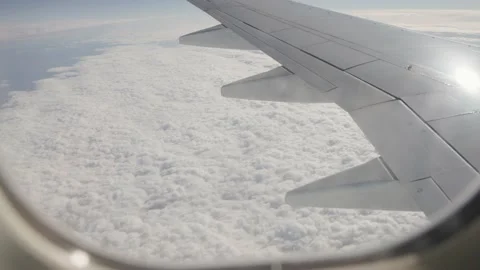 Flying over the clouds Stock Footage 162767854