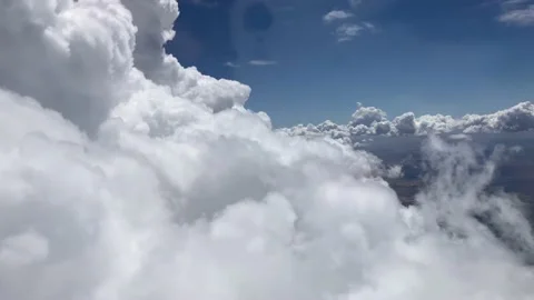 Flying over the clouds Stock Footage 218976344