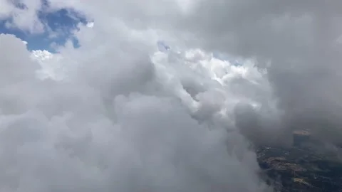 Flying over the clouds Stock Footage 218976353