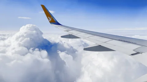 Flying Over The Clouds Stock Footage 244214289