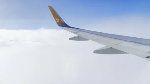 Flying Over The Clouds Stock Footage 244215141