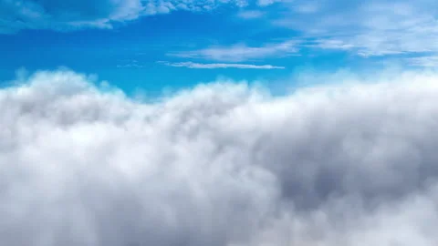Flying over Clouds HD Stock Footage 161622701