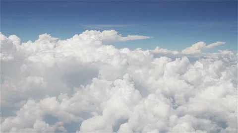 Flying over Clouds in Mexico Stockbeeldmateriaal 39809441