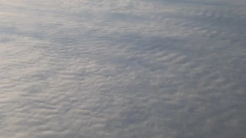 Flying over clouds. Natural background. Vidéo 111926356