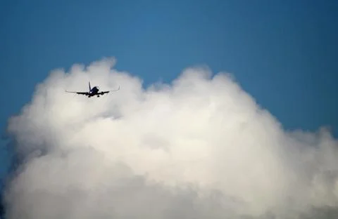 Flying Over Clouds Stock Photos