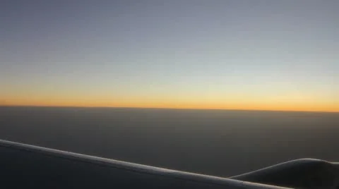 Flying over clouds in plane Stock-Footage 12170288