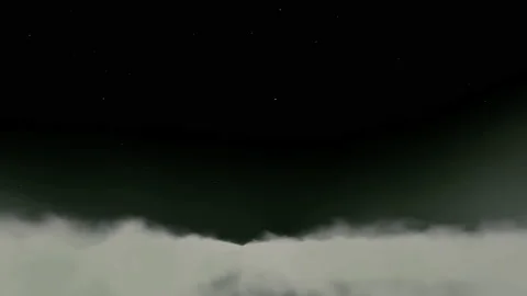 Flying over clouds - white Stock Footage 205384843