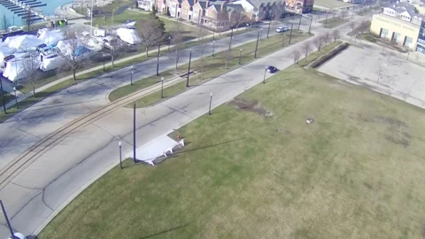 Flying over condos 動画素材 153066956