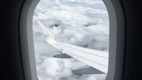 Flying over the Dense Clouds Stock Footage 126589024