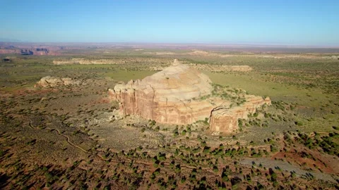 Flying over the Desert Stock Footage 163201771