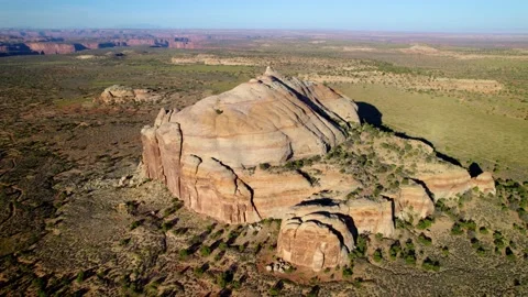 Flying over the Desert Stock Footage 163201892