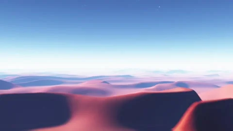 Flying over desert Video stock 272315176