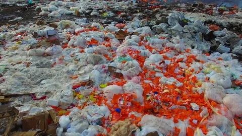 Flying over a dump 스톡 동영상 82053772