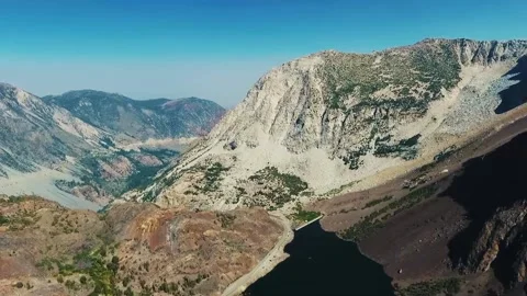 Flying over the Eastern Sierras Stock Footage 169321841