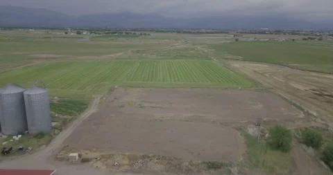 Flying over a farm 5 Video stock 90315820