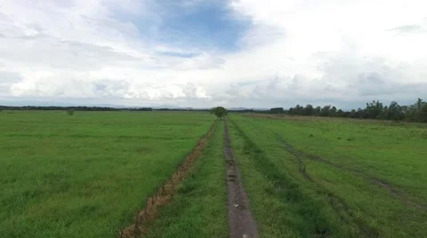 Flying over a farm 스톡 동영상 59643486