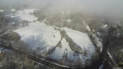 Flying Over Farm Video stock 278243002