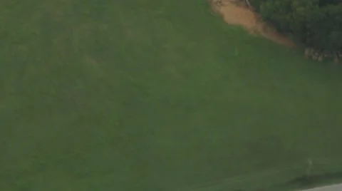 Flying over farmland Stock Footage 61176286