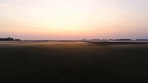 Flying over fields Video stock 115317711