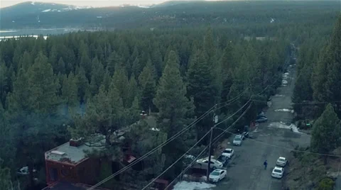 Flying over the forest Stock Footage 35727112