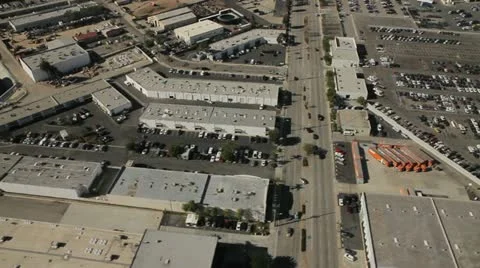 Flying Over Freeways Stock-Footage 11943513