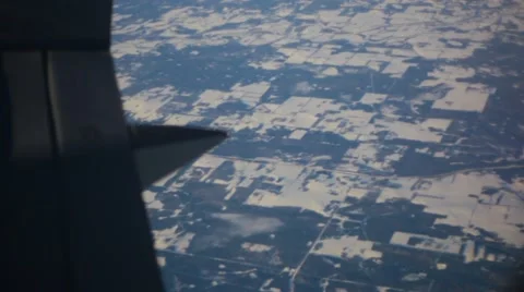 Flying over generic fields - Generic Flying Shot Stock Footage 46249057