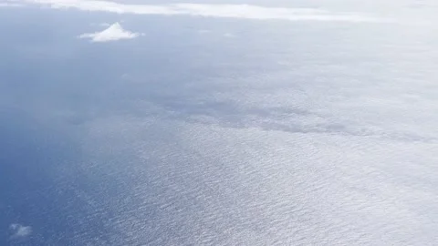 Flying over the Great Blue Pacific Ocean Stock-Footage 201489048