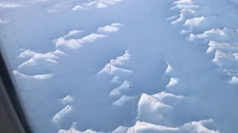 Flying over Greenland Stock Footage 86398497