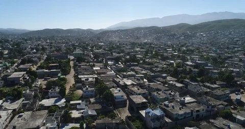 Flying over Haiti Video stock 96928608