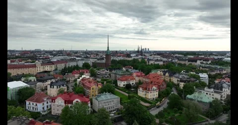 Flying over Helsinki, Finland Stock Footage 314266417