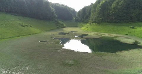 Flying Over High Mountains Stock Footage 81068971
