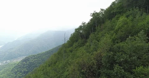 Flying Over High Mountains Stock Footage 81153825