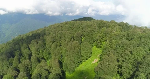 Flying Over High Mountains Vídeo Stock 81155087