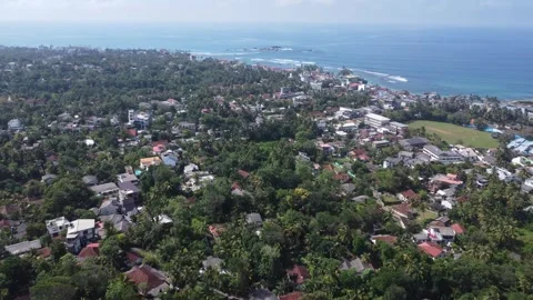 Flying over Hikkaduwa Video stock 326216962