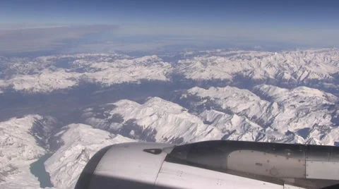 Flying over Himalaya 库存影片 44551150