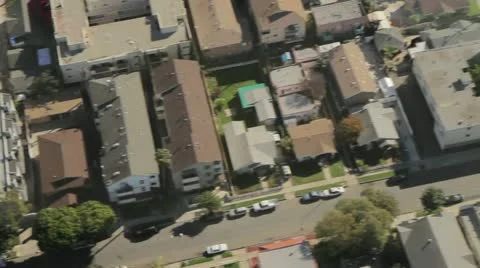 Flying over Houses Stock-Footage 11944968