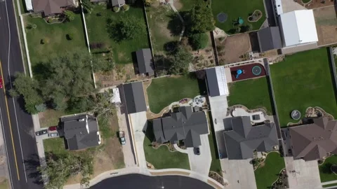 Flying over houses 動画素材 296795261