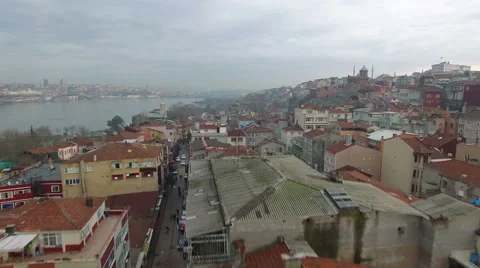 Flying Over Istanbul Видео 61499618