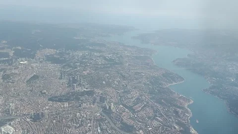 Flying Over The Istanbul, 库存影片 132133790