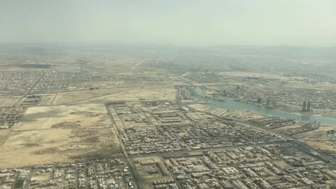 Flying over Jeddah view from above Stock Footage 330749378